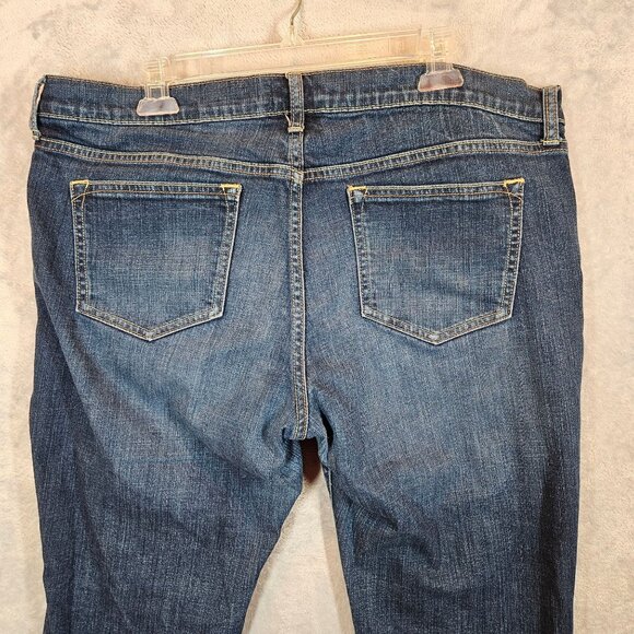OLD NAVY THE DIVA Boot Cut Medium Wash Womens 16 short Casual Denim mom Rodeo - Picture 10 of 14